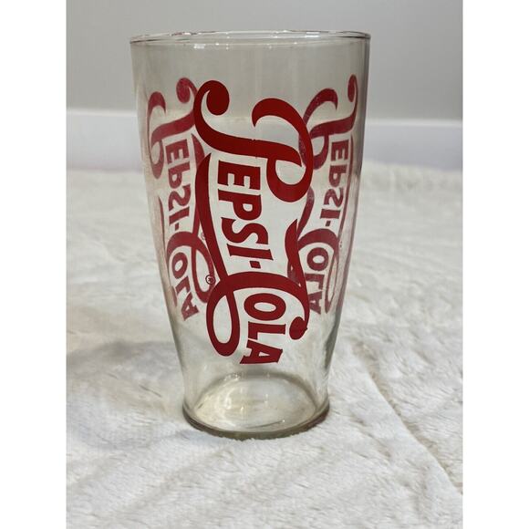 Pepsi Cola Large Drinking Glass Collectible - Picture 1 of 3
